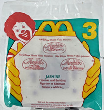Vintage 1997 McDonald's Aladdin Jasmine Figure   Sealed Happy Meal Toy