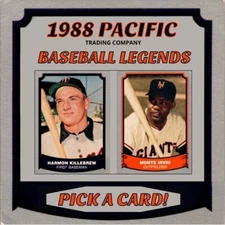 1988 Pacific Baseball Legends - Pick A Card - BUY2GET4FREE!