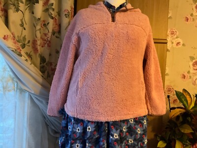 Lovely Marks and Spenser Borg Lightweight Hooded jacket. Made in Turkey.