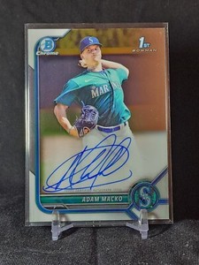 2022 Bowman Chrome 1st Bowman ADAM MACKO Auto #CPA-AM Mariners