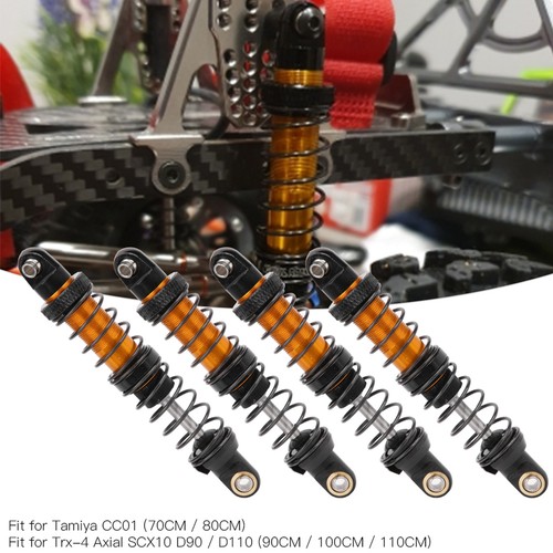 (80mm)Tamiya Rc Lunchbox Upgrade Parts. Rc Suspension 1 10 Black Orange Metal - Picture 2 of 16