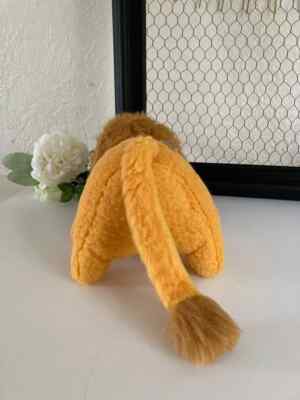 Peluche Lion Mascotte Crédit Lyonnais AJENA 42 Cm - Vintage Années 80 Tour De France