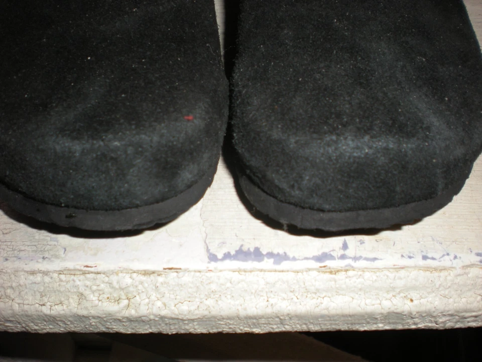 Zueco TF STAR Unisex Boston Plantilla Suave Vaca Gamuza Cuero 6W Foto 2 de 4