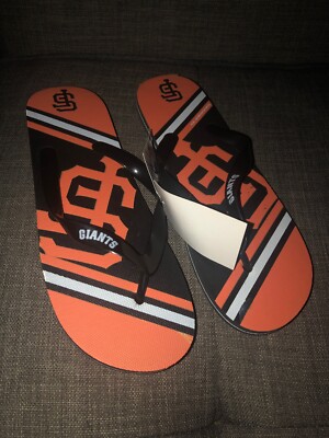 MLB Flip - Flop Big Logo Unisex Medium San Francisco Giants SF Slippers