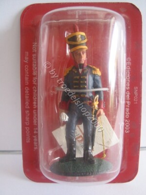 400) Figur Soldat Napoleonischen Kriege Captain Spanish 1812 del Prado OVP