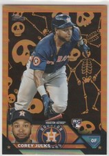 2023 Topps Update Skeleton Parallel 46/50 #228 Corey Julks RC Color Match Astros