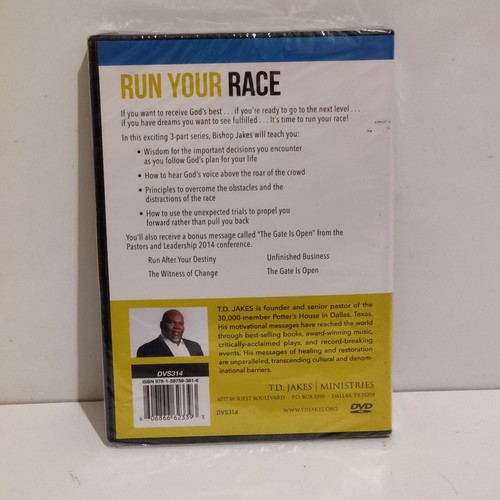 Run Your Race - 4 Dvd - T. D. Jakes - Picture 3 of 3