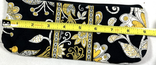 NWT VERA BRADLEY BRUSH PENCIL BAG YELLOW BIRD PATTERN RETIRED - Picture 2 of 8