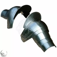Medieval pauldrons with gorget and Bracers Set steel larp Cosplay Costume armor