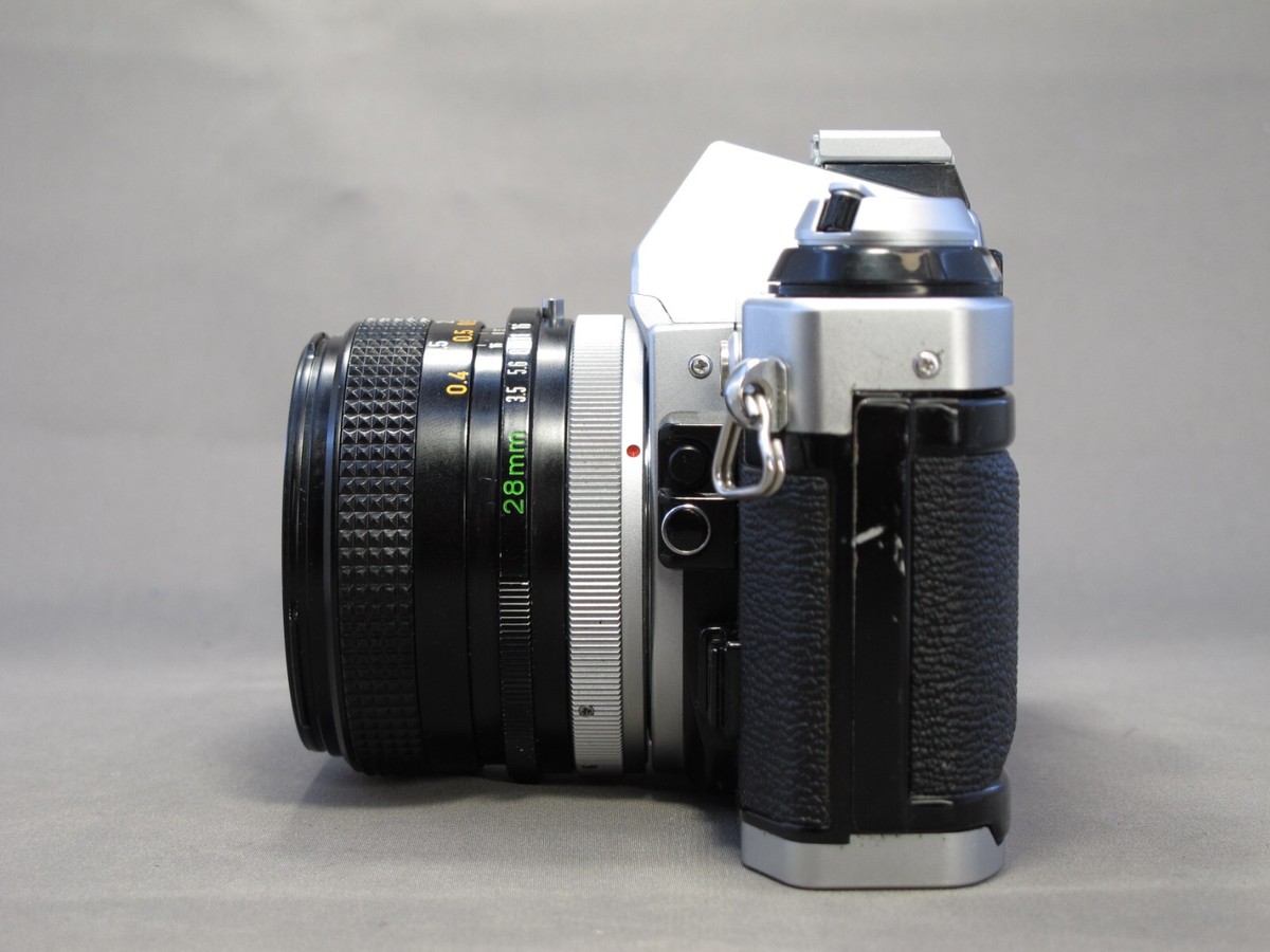 Canon AE-1 Program SLR & Lens FD 28mm F3.5 S.C. From Japan