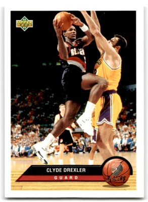 1992-93 UPPER DECK MCDONALD'S CLYDE DREXLER PORTLAND TRAIL BLAZERS #P33