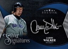 2024 Topps Five Star SUPER RARE LARRY WALKER SILVER SIGNATURES DIGITAL CARD