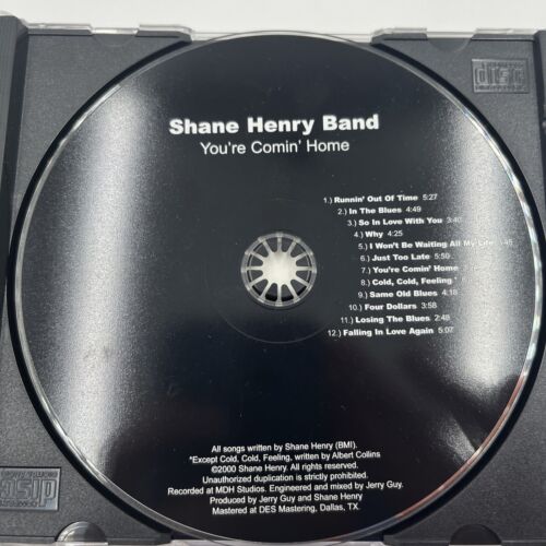 Shane Henry – You're Comin' Home CD 2000 SIGNED!! Band Blues Rock VG/VG - Picture 4 of 8