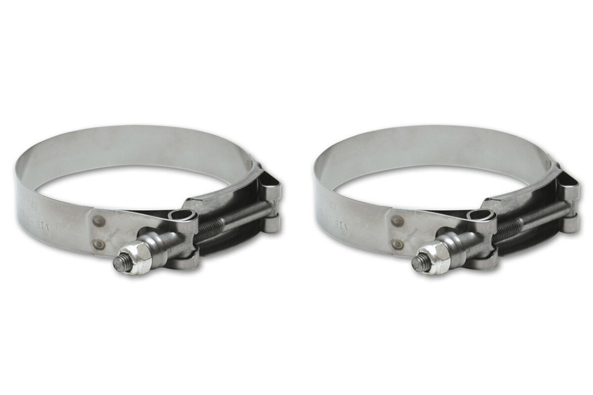 Stainless Steel T-Bolt Clamps (2pk) Clam 2803 Stainless Steel T-Bolt Clamps (2pk) Clam 2803
