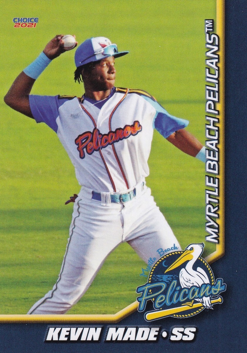 Kevin Made 2021 Choice Myrtle Beach Pelicans Cubs Minor League Rookie Card  15 RC