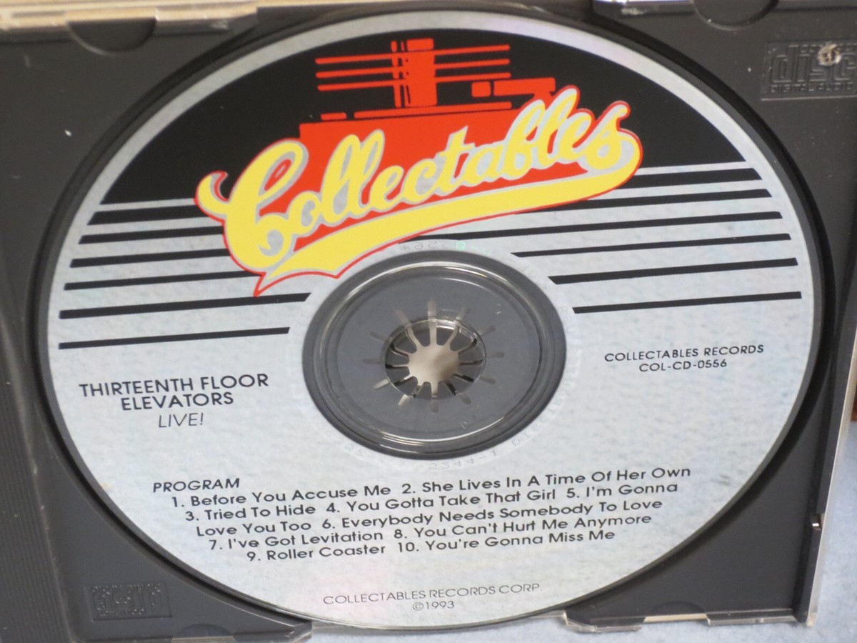 The 13th Floor Elevators - LIVE ( CD - 1993 - Collectables COL-CD