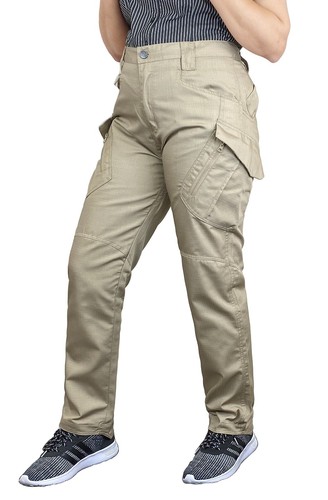 Women's Quick Dry Cargo Pants Lightweight Tactical Hiking Water-Resistant Pants - Picture 21 of 22