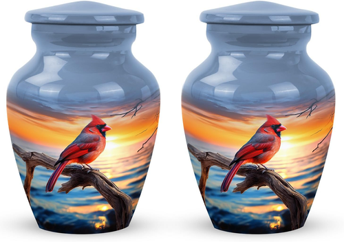 Cardinal Bird Mini Urns for Human Ashes - Urn for Human Ashes Adult Men & Women - Picture 12 of 12