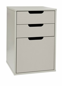 Argos Home 3 Drawer Wood Effect Filing Cabinet - Grey | eBay