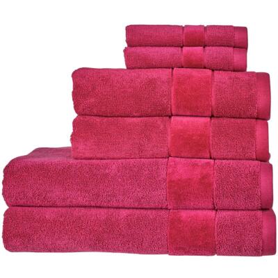 Christy Prism Turkish Cotton Towels Very Berry Face Towel Bath