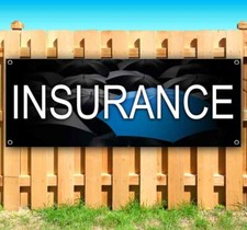 INSURANCE Advertising Vinyl Banner Flag Sign Many Sizes