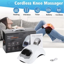 Electric Knee Massager Infrared Heat Therapy Vibrate Kneading Joint Pain Relief