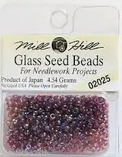 Mill Hill Glass Beads - Color 02025 Heather Size 11/0 Seed Bead - 4.54 Grams