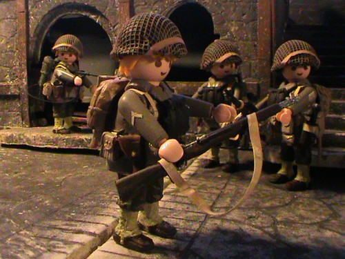 PLAYMOBIL CUSTOM US INFANTRY DIVISION (FUSILERO) (NORMANDIA-1944) REF-0164 BIS - Imagen 5 de 11