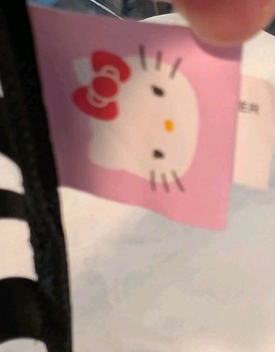 Hello Kitty Sanrio F.A.B. Starpoint Clear Tote Zebra Stripe 2013 Bag Purse - Picture 4 of 10