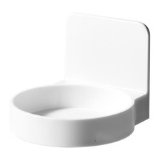 1Pc Decorative Storage Rack Bathroom Toiletries Holder Wall Storage Stand White