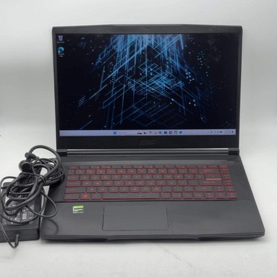 MSI Thin GF63 15.6'' i5-11400H 2.7GHz 32GB RAM 1TB SSD 1TB GeForce GTX 1650 Max-Q