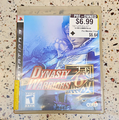 Koei Dynasty Warriors 6 (Sony PlayStation 3, PS3) T, Action Manual, MP