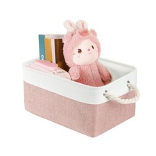 Storage Bins With Sturdy Cotton Handles1 Pack Fabric Storage Baskets For Organ