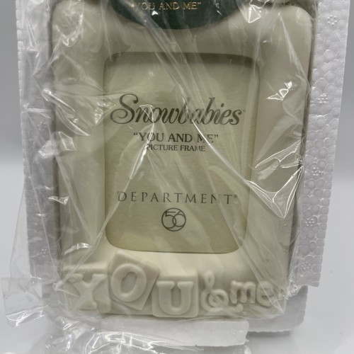 Department 56 Snowbabies “You and Me” Porcelain Picture Frame - Picture 4 of 5