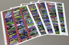 N64 Cartridge Top Labels for N64 Nintendo Complete Replacement Label Kit