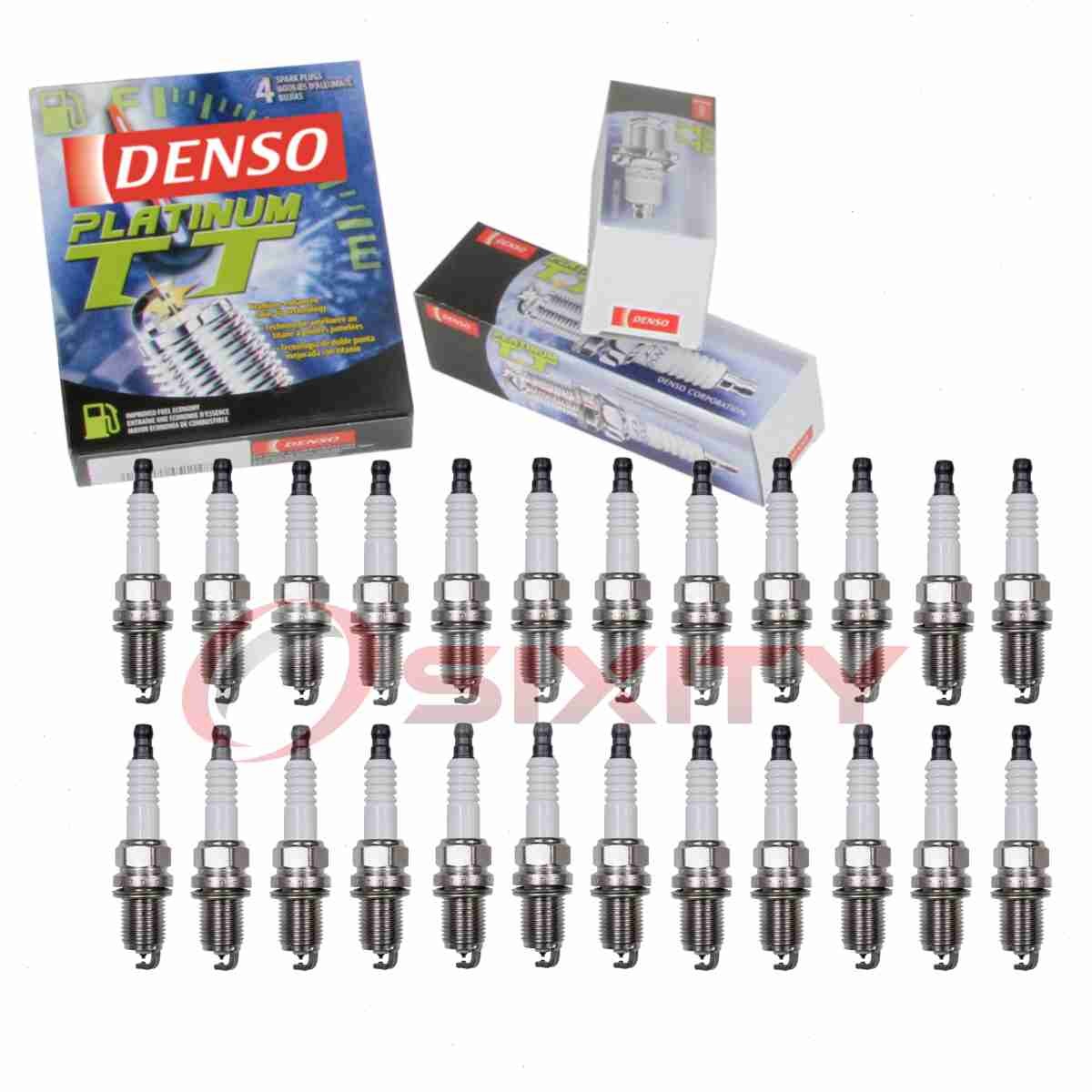 24 pc Denso Platinum TT Spark Plugs for 2001-2014 Mercedes-Benz CL600 5.5L vf