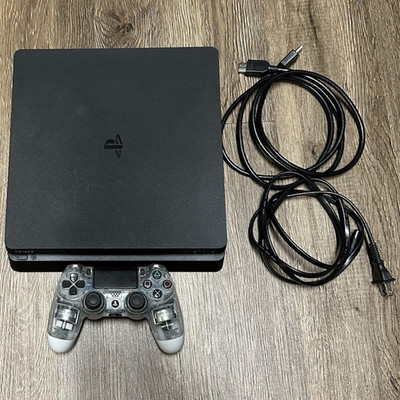 Sony PlayStation 4 500GB Black Console w/ DualShock 4 & Cables 11.00 Firmware