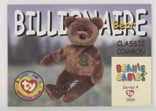 1999 Ty Beanie Babies Series 4 Billionaire the Bear #303 0b3