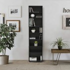 Media Storage Cabinet Movie Game Video Organizer DVDs CDs Stand Shelf Rack