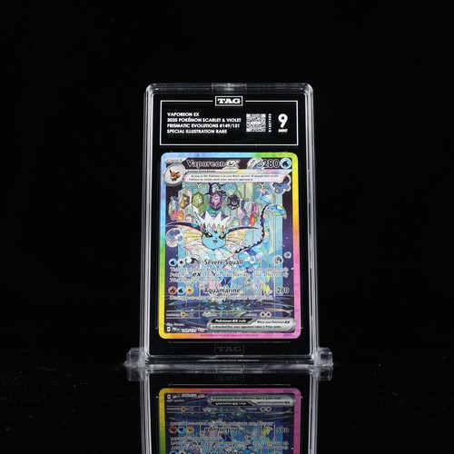 Vaporeon ex graded TAG 9 for sale on eBay
