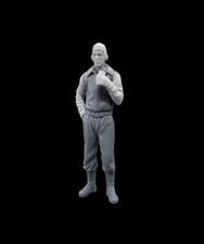 1/20 Scale WWII Tank Crew Soldier Figure Resin Model Kit Military Diorama Unpain