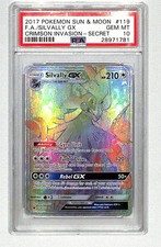 Silvally GX (Secret) SM - Crimson Invasion #119/111 PSA 10