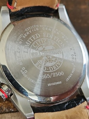 Citizen Eco-Drive Limited Edition World Chronograph A-T H800 Watch