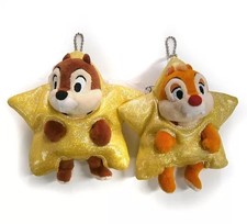 Chip  Dale Plush Doll Badge Set Tokyo Disney Resort Limited 12cm 2019 