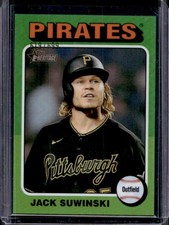 2024 Topps Heritage High Number Jack Suwinski Chrome #/699 Pirates