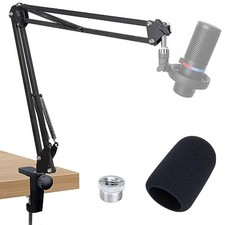 HyperX DuoCast Boom Arm - HyperX Microphone Arm Compatible with HyperX