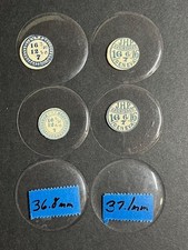 LOT OF 6 GLASS POCKET WATCH CRYSTALS SIZE 16 REPLACEMENT PARTS