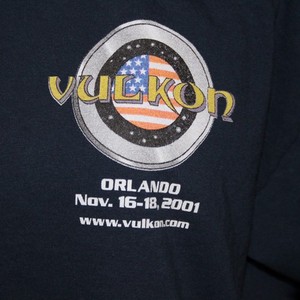 Star Trek T Shirt Large VulKon Convention Orlando 2001 TreKon Vintage Y2K Era