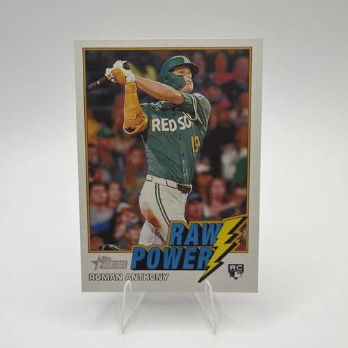 2026 Topps Heritage - Roman Anthony Raw Power Insert