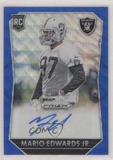 2015 Panini Prizm Rookie Signatures Blue Wave /100 Mario Edwards Jr Auto 0ty6